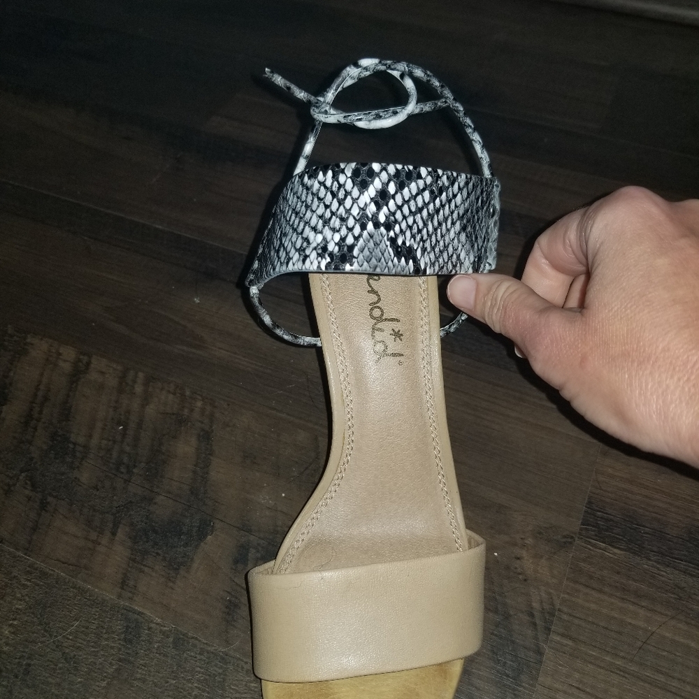 Sandal pumps 4 inch